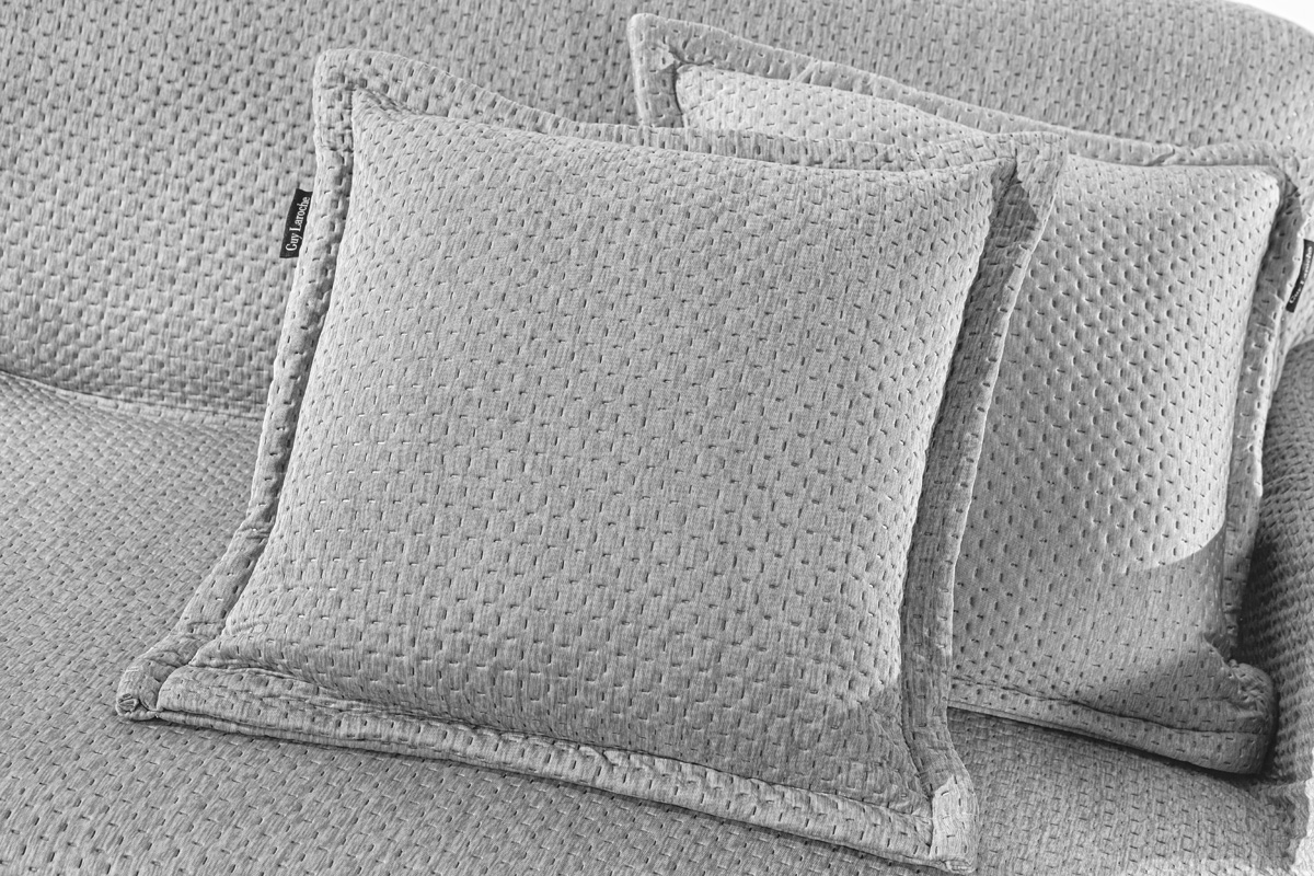 Ριχτάρι Πολυθρόνας Guy Laroche Cooling Silver 170X150 + Μαξιλάρι 40X40+3 