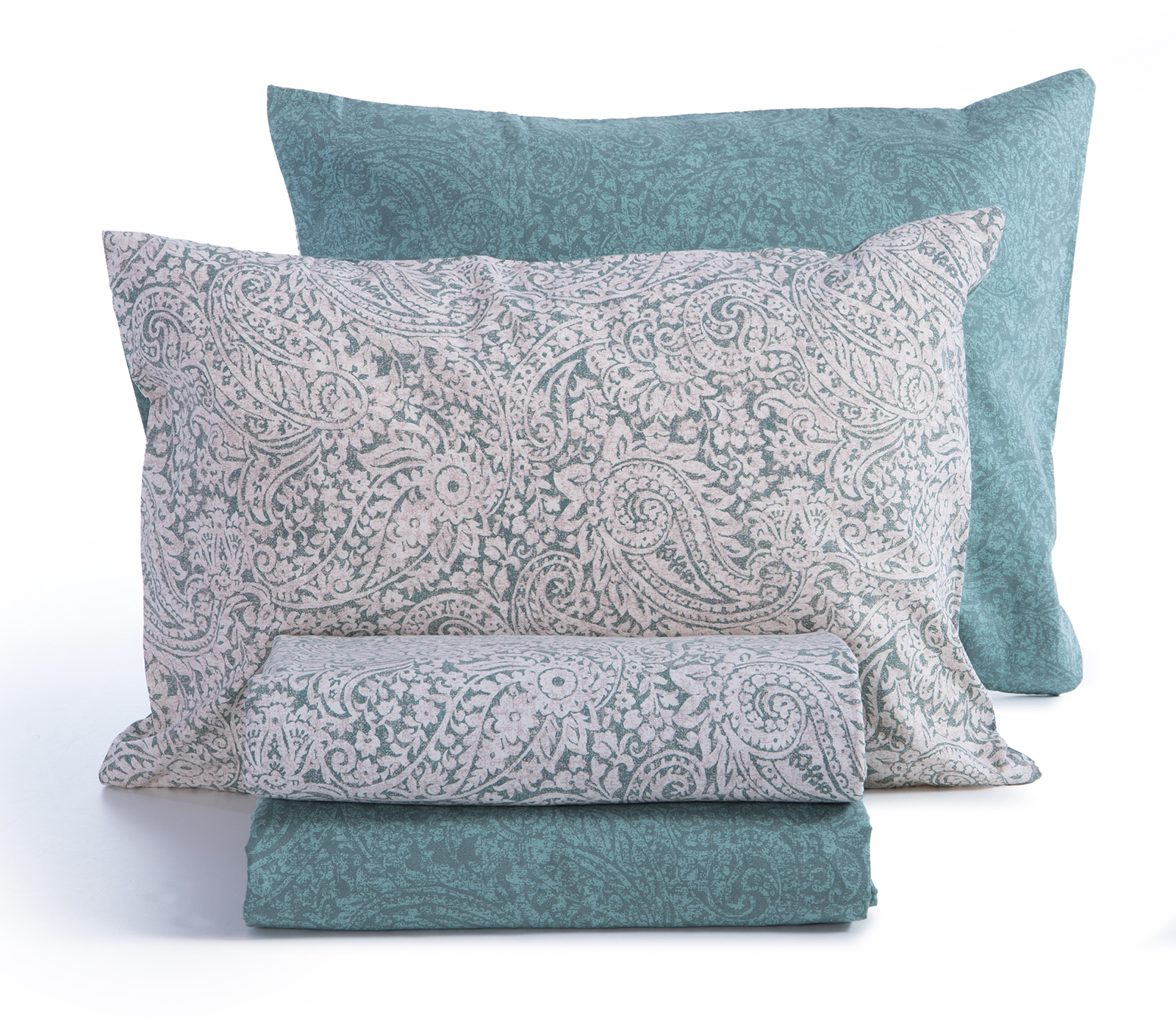 Σεντόνια Μονά Nef-Nef Homeware (Σετ) 170Χ270 Matador Green