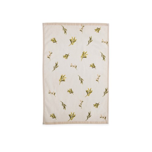 Ποτηρόπανο Βελουτέ Nef-Nef Homeware Olive 40x60 Ecru