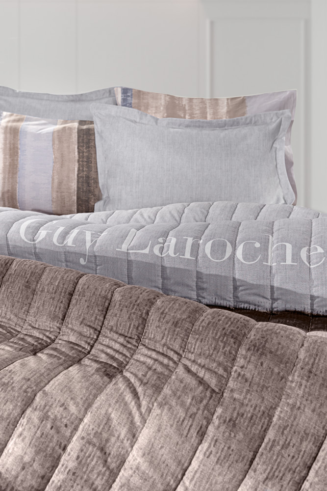 Κουβερλί Υπέρδιπλο Guy Laroche (Σετ) Santiago 220x240 Stone