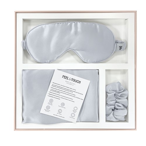 Σετ Ύπνου Feel and Touch Beauty Sleep Silver (3ΤΧΜ)