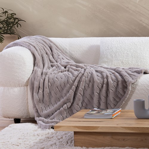 Διακοσμητικό Ριχτάρι Nef-Nef Homeware Vivo 130X180 Greige