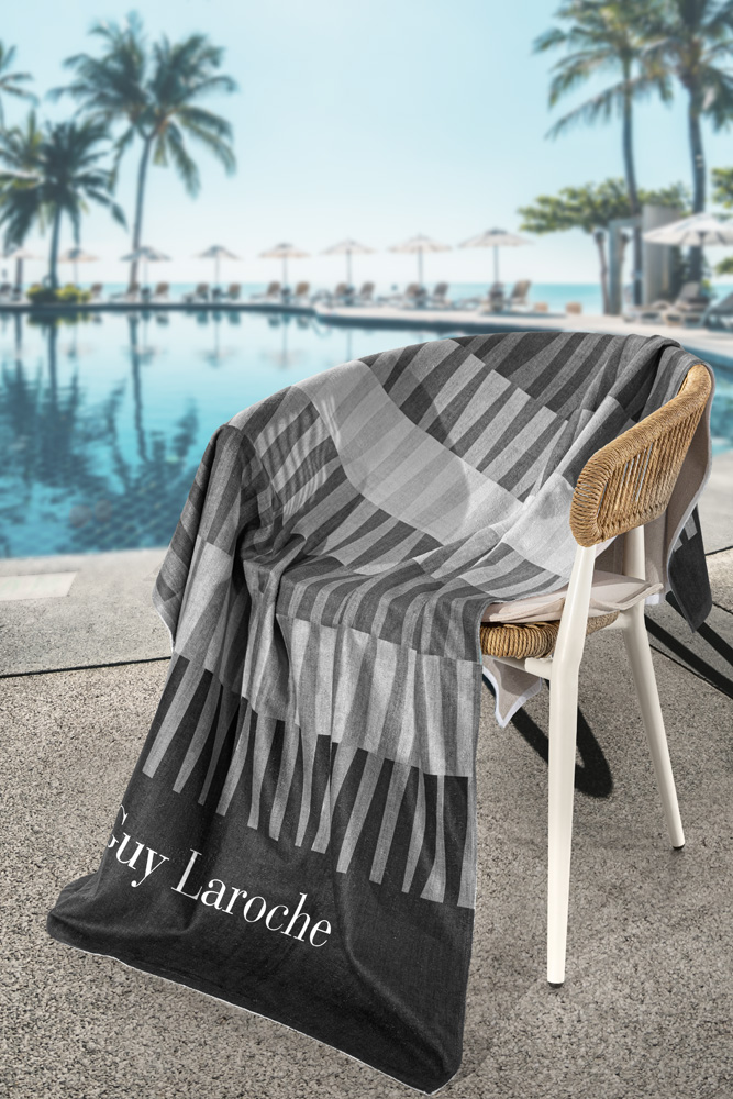 Πετσέτα Θαλάσσης Guy Laroche Velour Printed 2504 05 100X175
