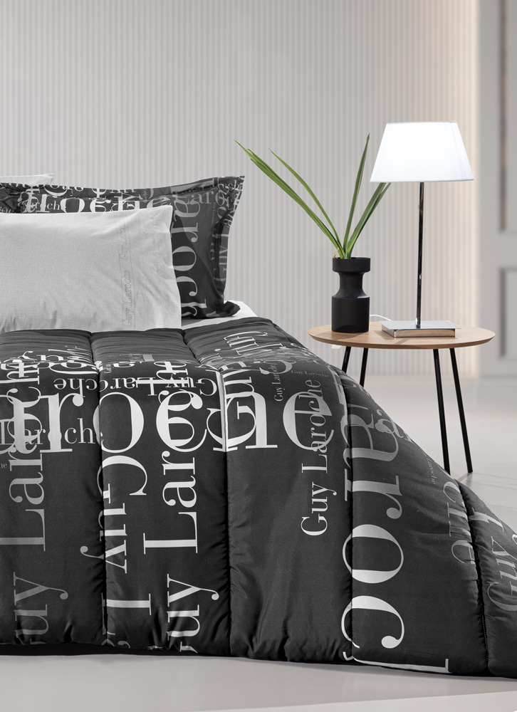 Πάπλωμα Υπερδιπλο Guy Laroche Instyle Charcoal Suede 220X240 