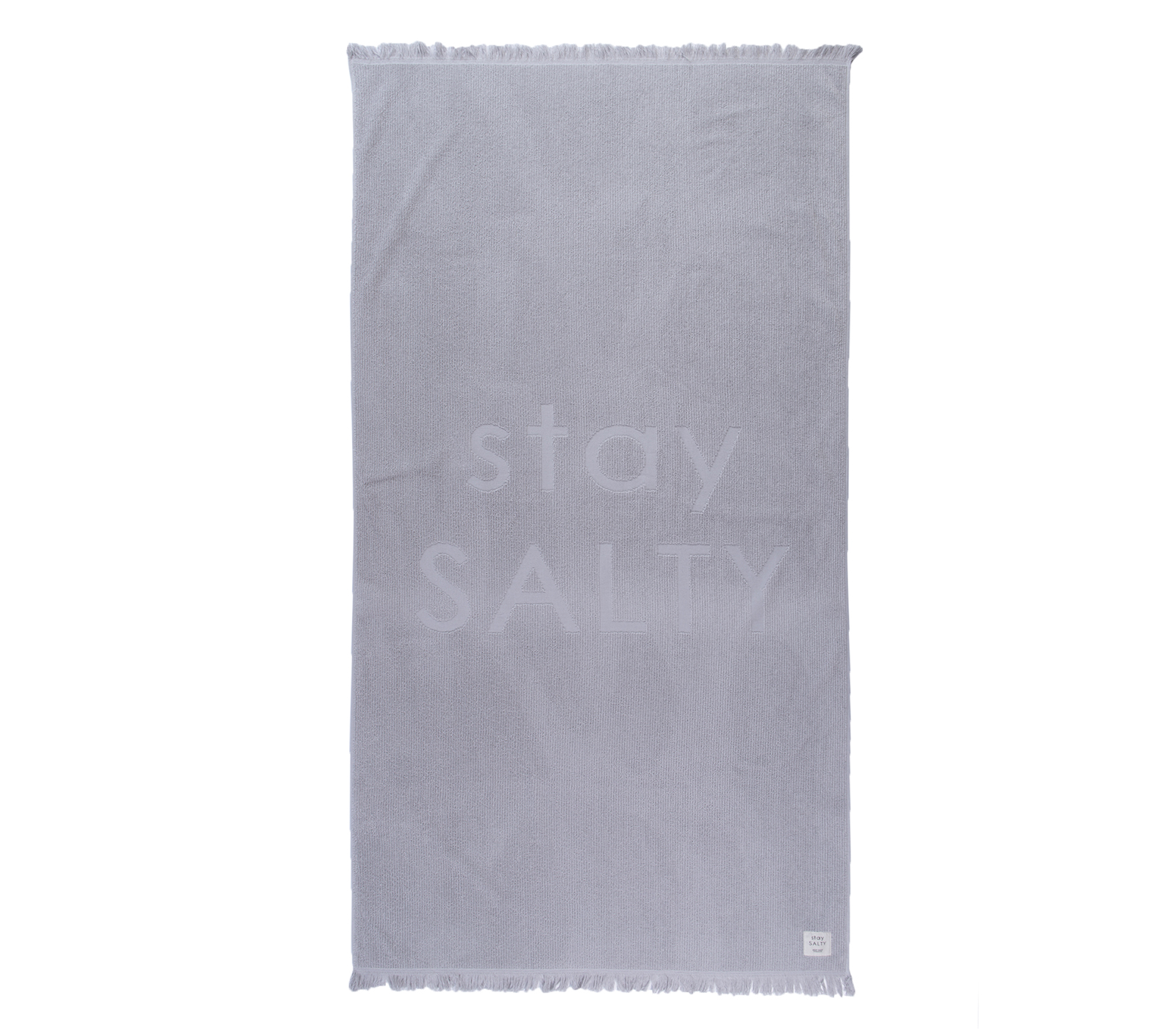 Πετσέτα Θαλάσσης Nef-Nef Stay Salty 90X170 Silver 