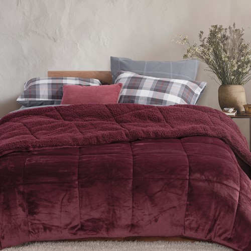 Κουβερτοπάπλωμα Μονό Nef-Nef Homeware Singular 24 160Χ220 Bordo