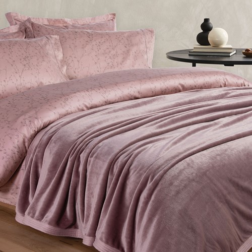 Κουβέρτα Υπερδιπλη Nef-Nef Velosso 24 230X240 Pink