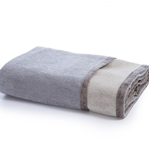 Ριχτάρι Διθέσιου Nef-Nef Homeware New Tanger 180X250 L.Grey/Ecru