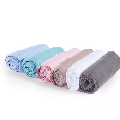 Σεντόνι Μακό Nef-Nef King Size Jersey 180X200+35 L.Grey