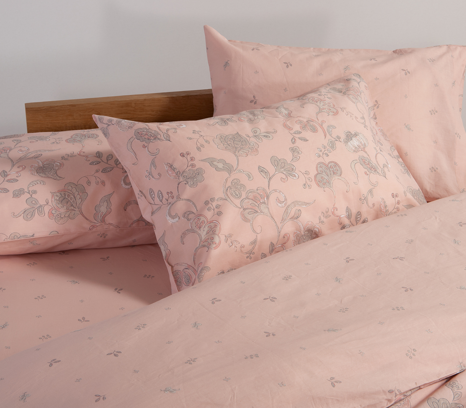Σεντόνια Διπλά Nef-Nef Homeware Carena 200x270 Pink
