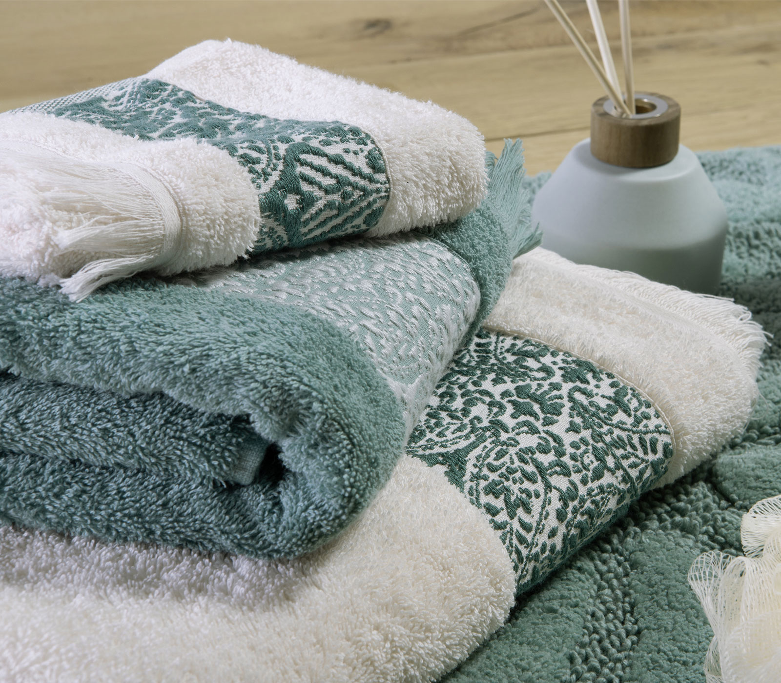 Πετσέτα Προσώπου Nef-Nef Homeware Jetrix 50X90 Green