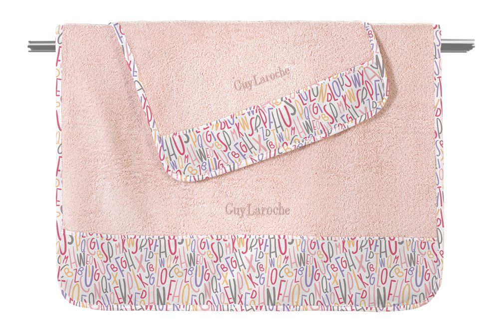 Σετ Πετσέτες Guy Laroche Letters 2τμχ Pinky