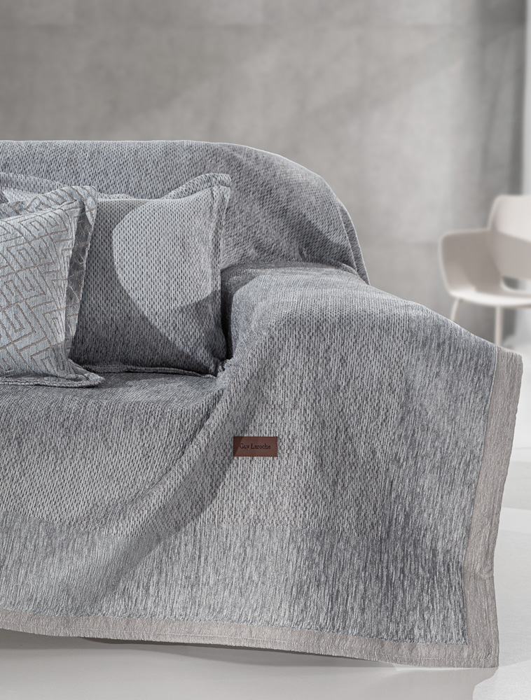 Ριχτάρι Πολυθρόνας Guy Laroche Central 180x150 Silver 