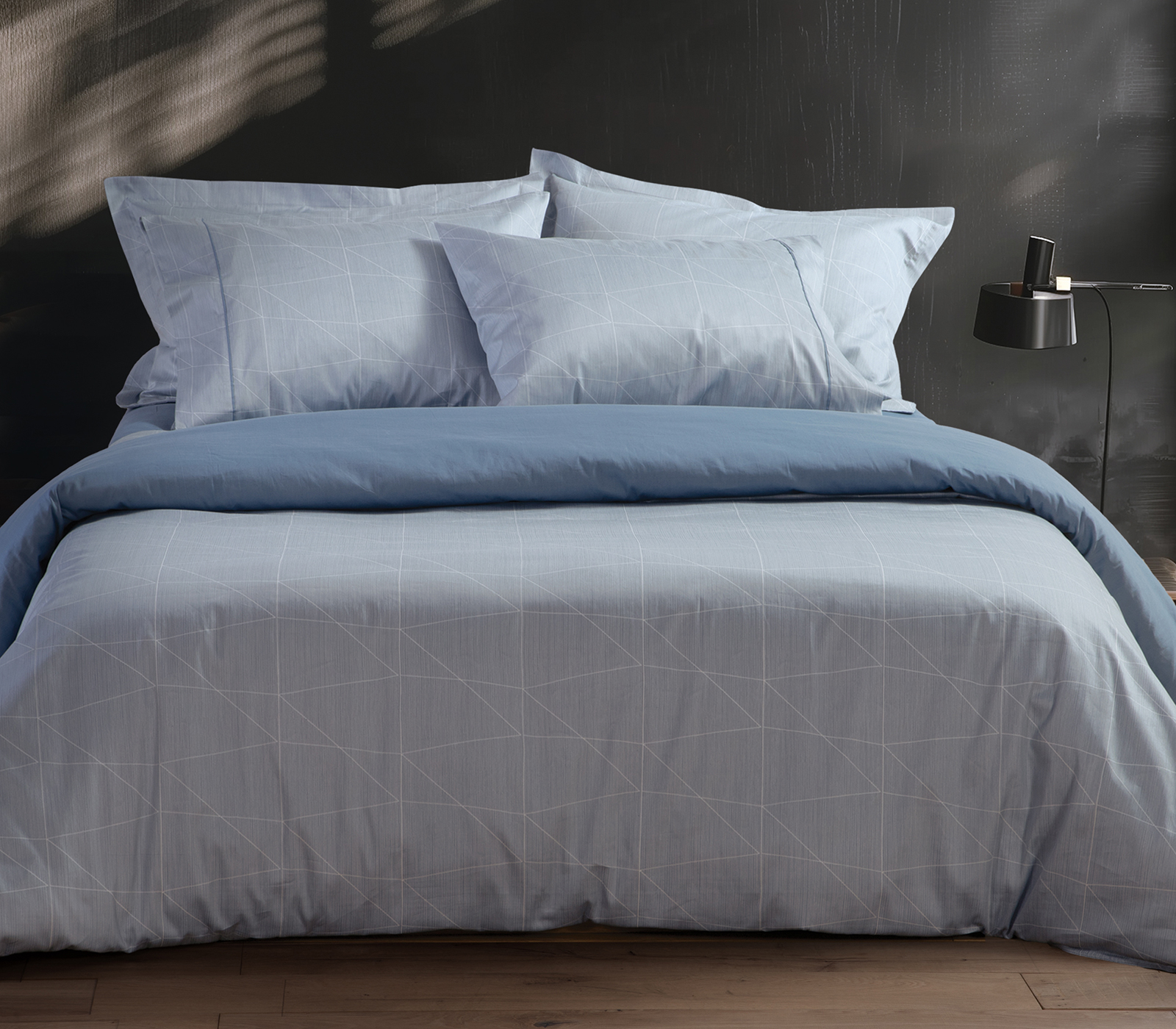 Παπλωματοθήκη Υπέρδιπλη Βαμβακοσατέν Nef-Nef Homeware Elements-Mirrage 240x230 Grey