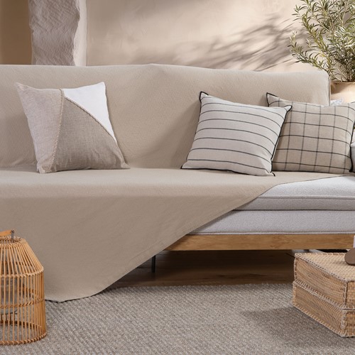 Ριχτάρι Τριθεσίου Nef-Nef Homeware Betty 26 180Χ300 Beige