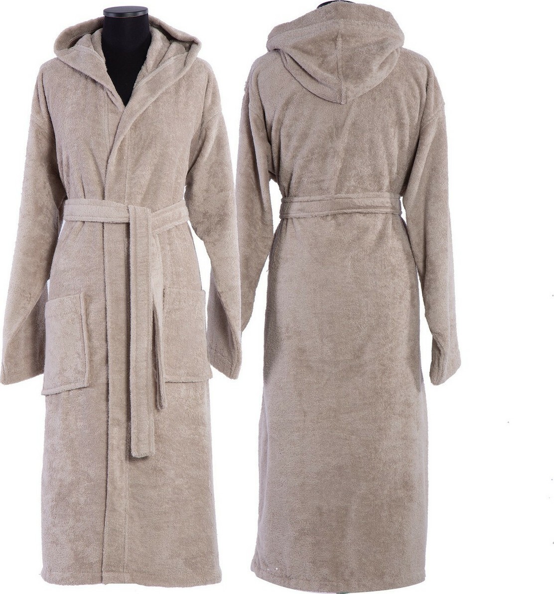 Μπουρνούζι με Κουκούλα Nef-Nef Comfort Mocca ΧXLARGE