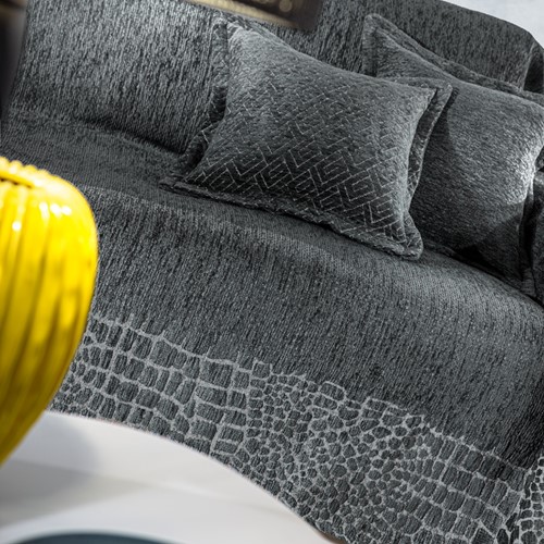 Ριχτάρι Διθέσιου Καναπέ Guy Laroche Opium 180X250 Αnthracite