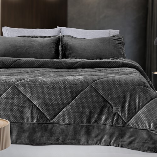 Moνό Πάπλωμα Guy Laroche Prellude Anthracite 180X240
