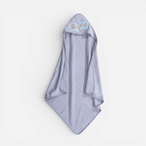 Βρεφική Κάπα Nef-Nef Homeware Elephants 75x75 Grey