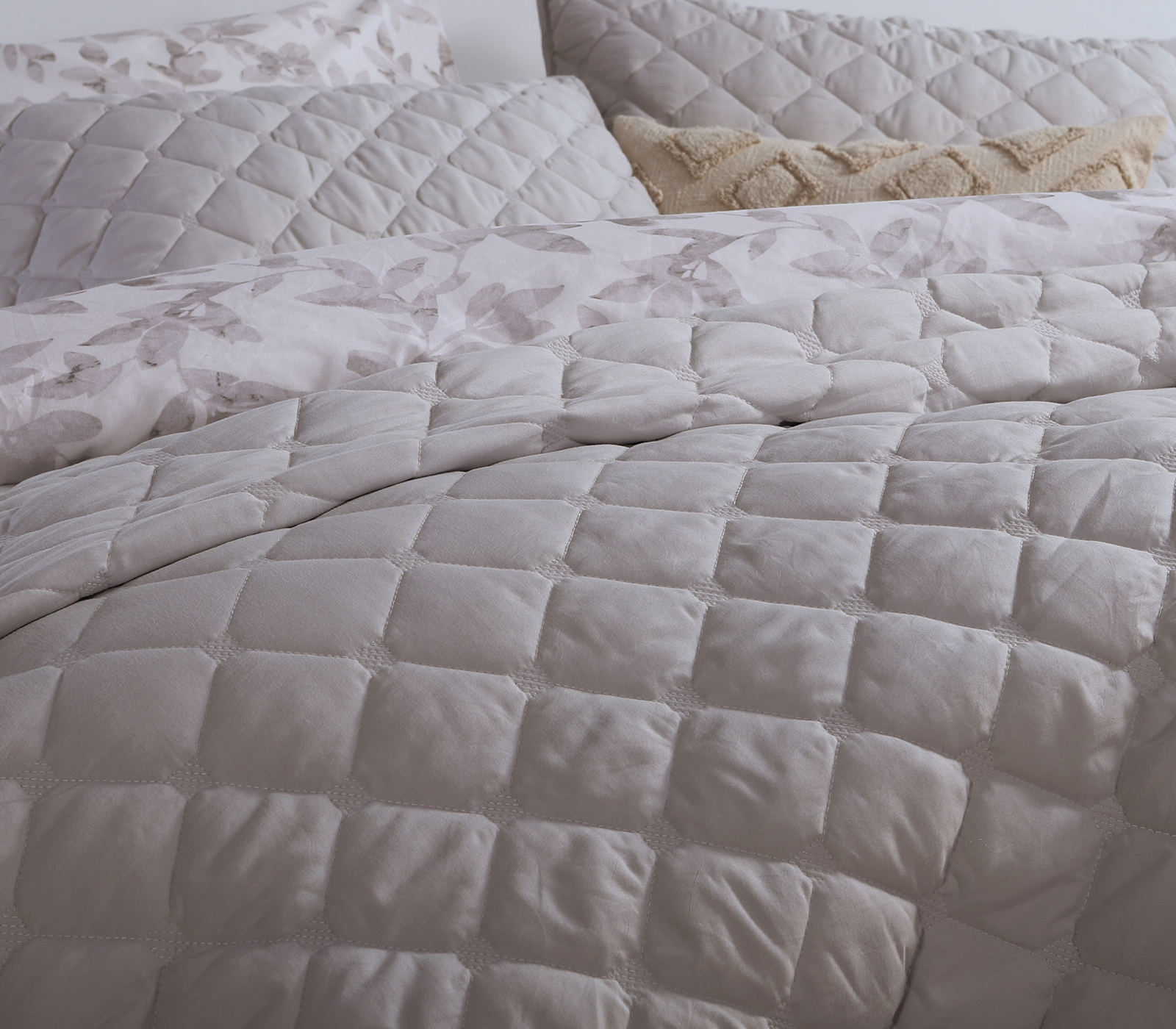 Κουβερλί Μονό Nef-Nef Homeware Olga 180x240 Grey
