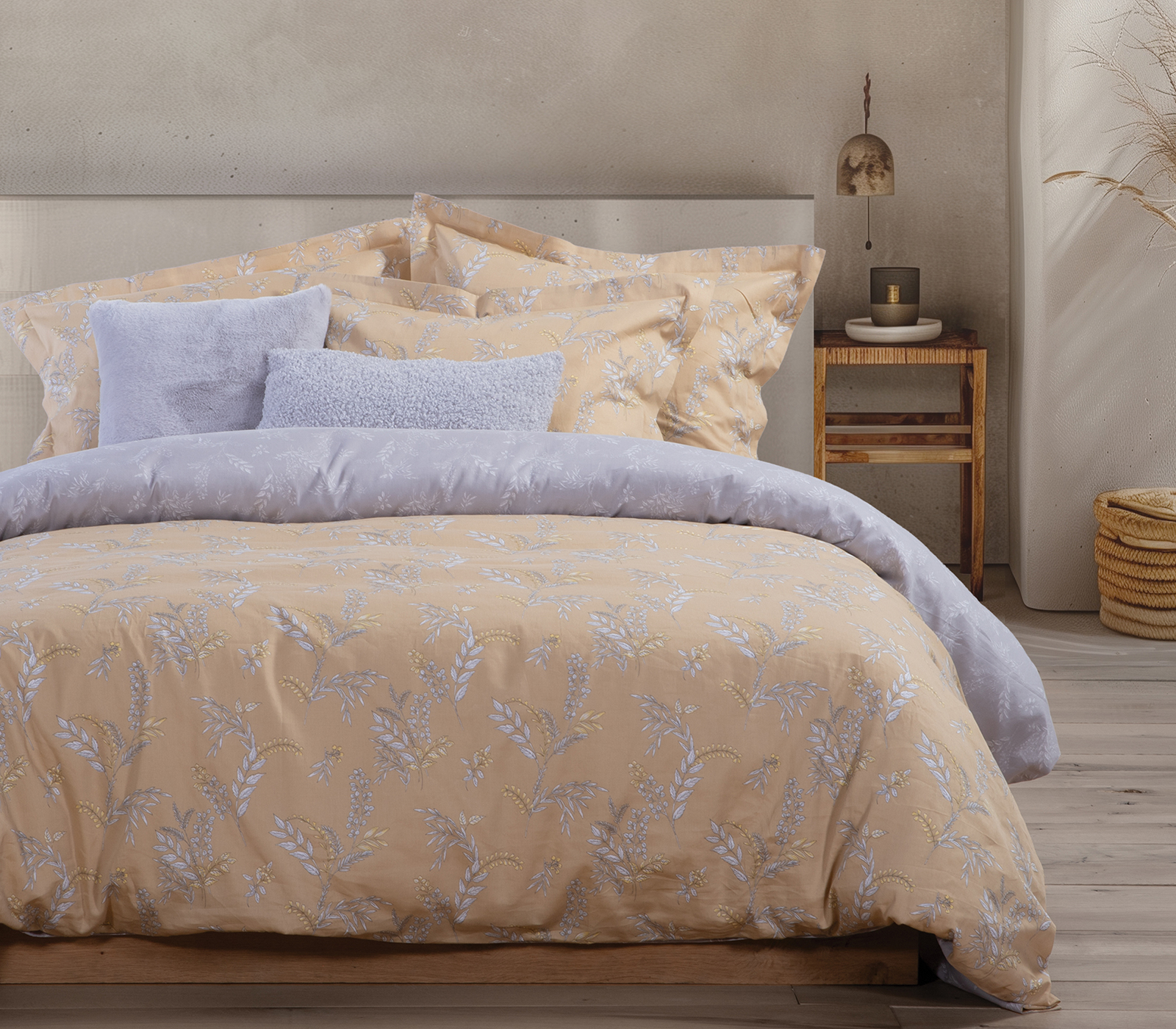 Σεντόνια Υπερδιπλα Nef-Nef Homeware (Σετ) Verden 240X270 Honey