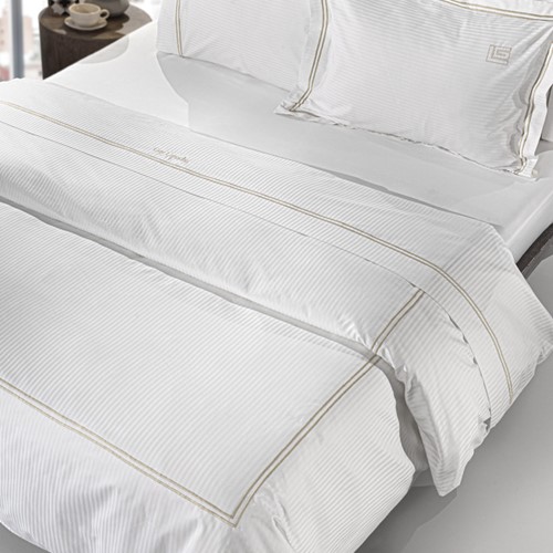 Παπλωματοθήκη Υπέρδιπλη Guy Laroche Nice Beige 225Χ245