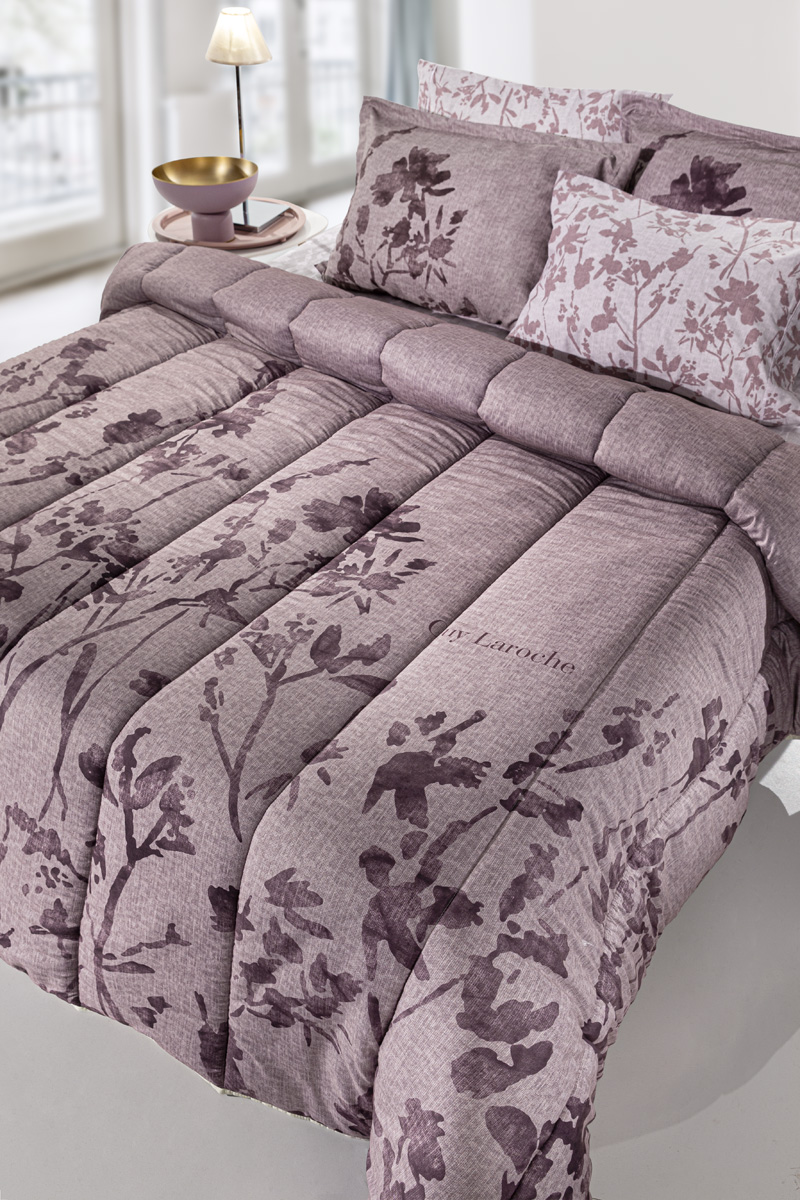 Παπλωματοθήκη Υπέρδιπλη Guy Laroche (Σετ) Suede Romance Melange 225X245 