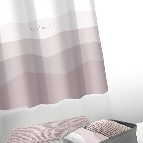 Κουρτίνα Μπάνιου + Πατάκι Guy Laroche (Σετ) Blum Amethyst 4τμχ