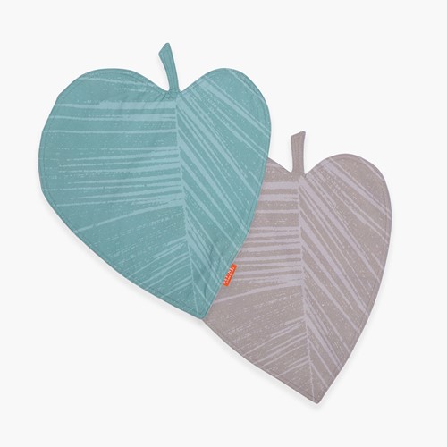 Σουπλά Nef-Nef Homeware Leaferio 38X38 Green/Brown