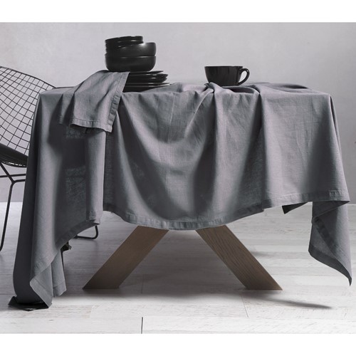 Τραπεζομάντηλο 150x250 Nef-Nef Cotton-Linen Grey 