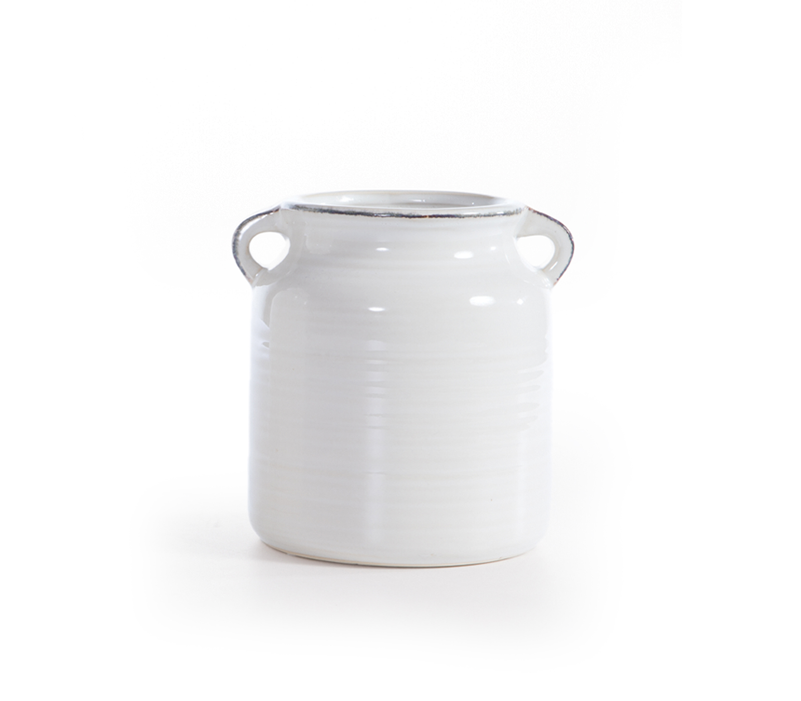 Διακοσμητικό Κεραμικό Βάζο Nef-Nef Homeware Lora 15.5X15.5 Ecru