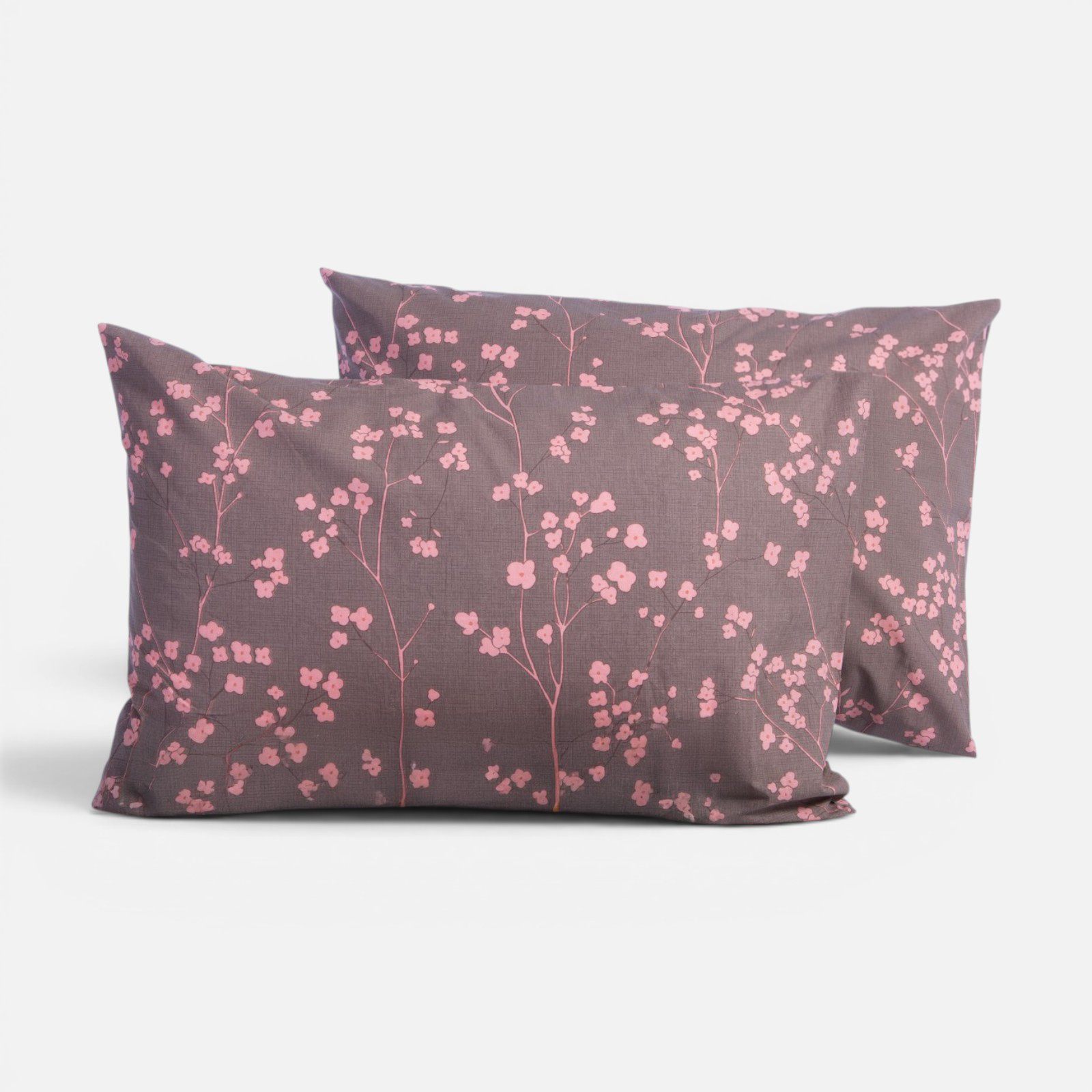 Μαξιλαροθήκη Nef-Nef Homeware Floriva 52x72 Brown