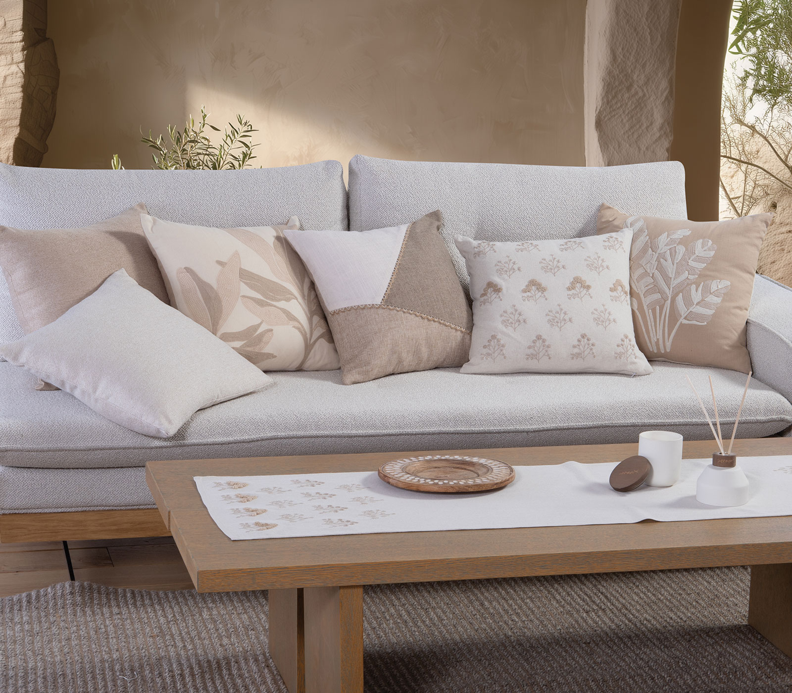 Διακοσμητικό Μαξιλάρι Nef-Nef Homeware Balance 45X45 Beige