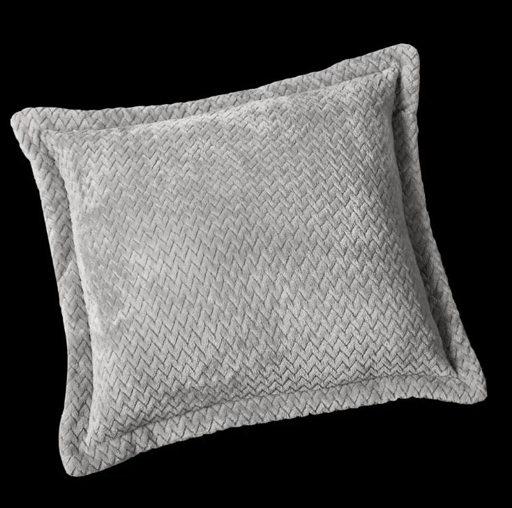 Κουβέρτα Fleece Υπέρδιπλη Guy Laroche (Σετ) 220X240 Rombus Silver