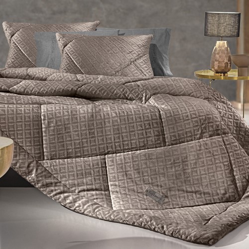 Κουβερτοπάπλωμα Υπέρδιπλο Guy Laroche Profile Cocoa 220x240