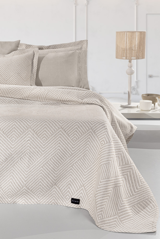 Κουβερτόριο Υπέρδιπλο Guy Laroche Tetris Linen 245X260