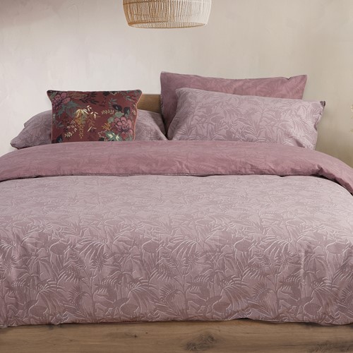 Σεντόνια Μονά Nef-Nef Homeware με λάστιχο 170x270 Dazier Mauve