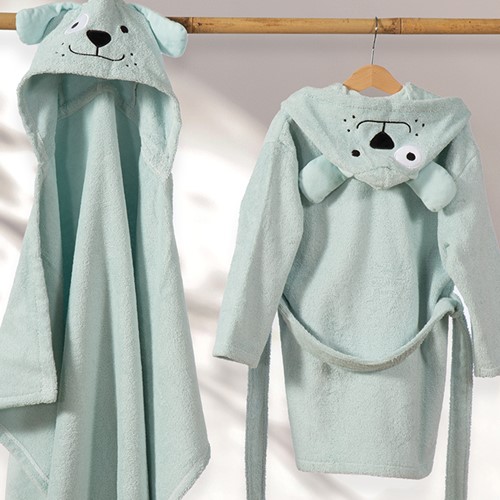 Βρεφικό Μπουρνούζι Nef-Nef Homeware Life In The City 04 Blue