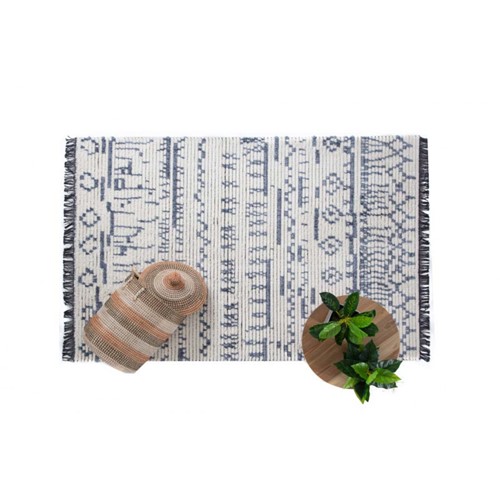 Χαλί Σαλονιού Iris 191 Cream Blue Royal Carpet 160Χ230