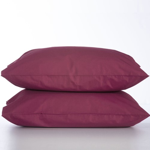 Ζεύγος Μαξιλαροθήκες Nef-Nef Homeware Basic 52Χ72 Bordo