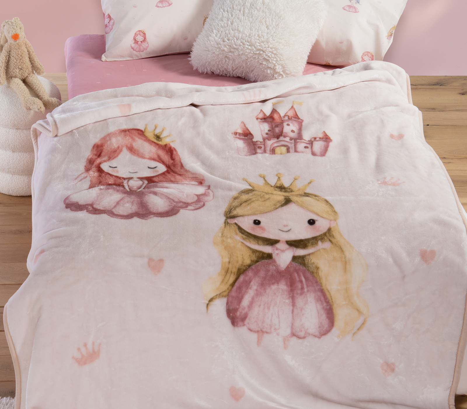 Παιδική Κουβέρτα Nef-Nef Homeware Our Princess 160Χ220 Pink