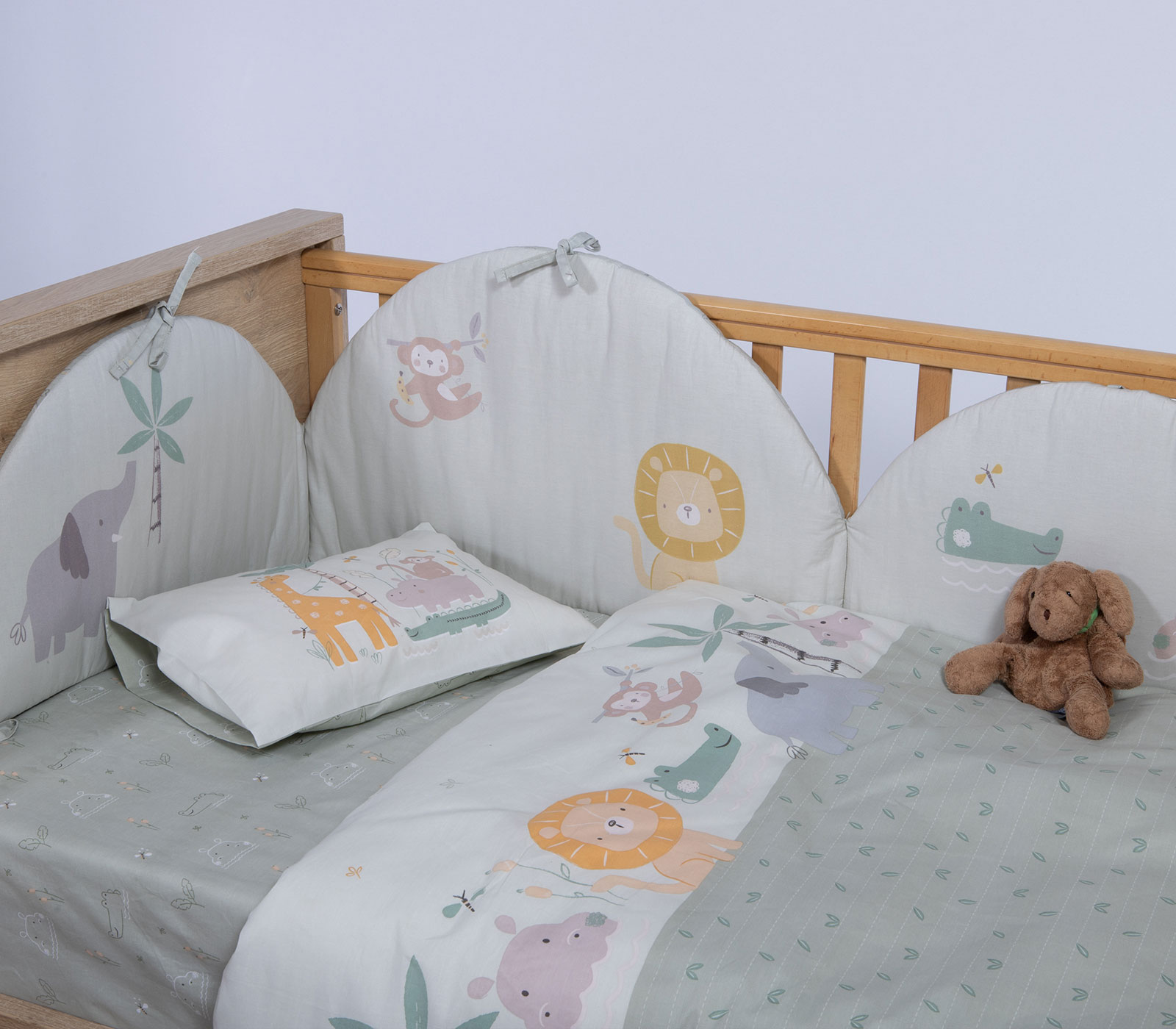 Βρεφική Πάντα Nef-Nef Homeware Savana Green (60+67+60x40)