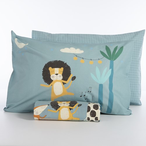 Παιδική Παπλωματοθήκη Nef-Nef Homeware (Σετ) Wild Dance 160Χ240 Blue