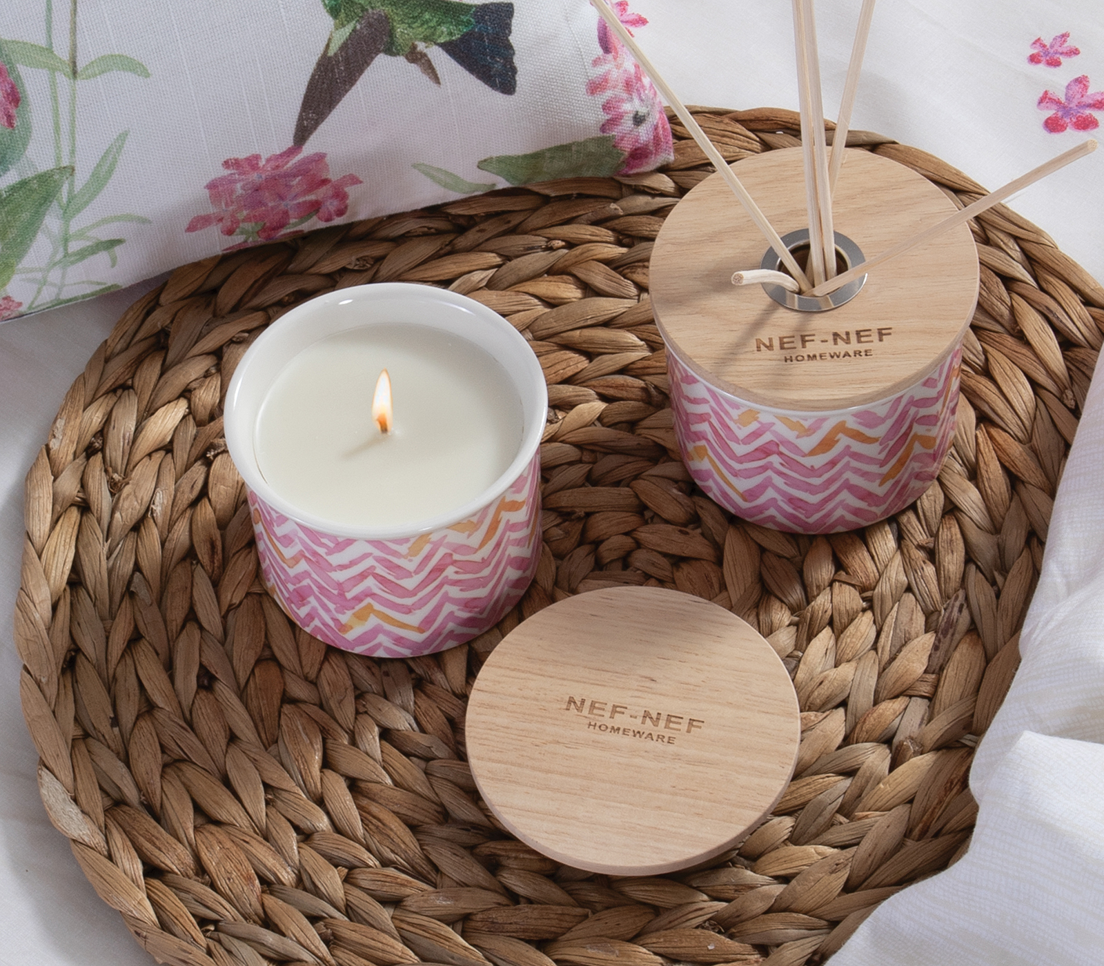 Αρωματικό Κερί Nef-Nef Homeware Rose Blossoms 200gr Rose 