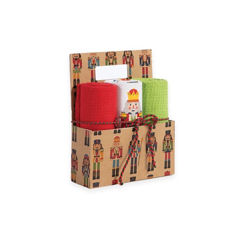 ΧΡΙΣΤΟΥΓΕΝΝΙΑΤΙΚΟ ΚΑΛΑΘΙ NUTCRACKER ΜΕ ΠΟΤΗΡΟΠΑΝΑ ΣΕΤ 3ΤΜΧ NEF-NEF HOMEWARE