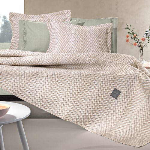 Κουβερλί King Size Guy Laroche (Σετ) Vera Natural 250X240