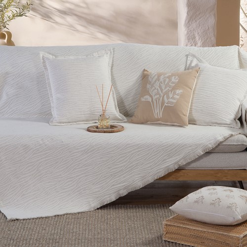 Ριχτάρι Πολυθρόνας Nef-Nef Homeware Zebra 170X180 Ecru