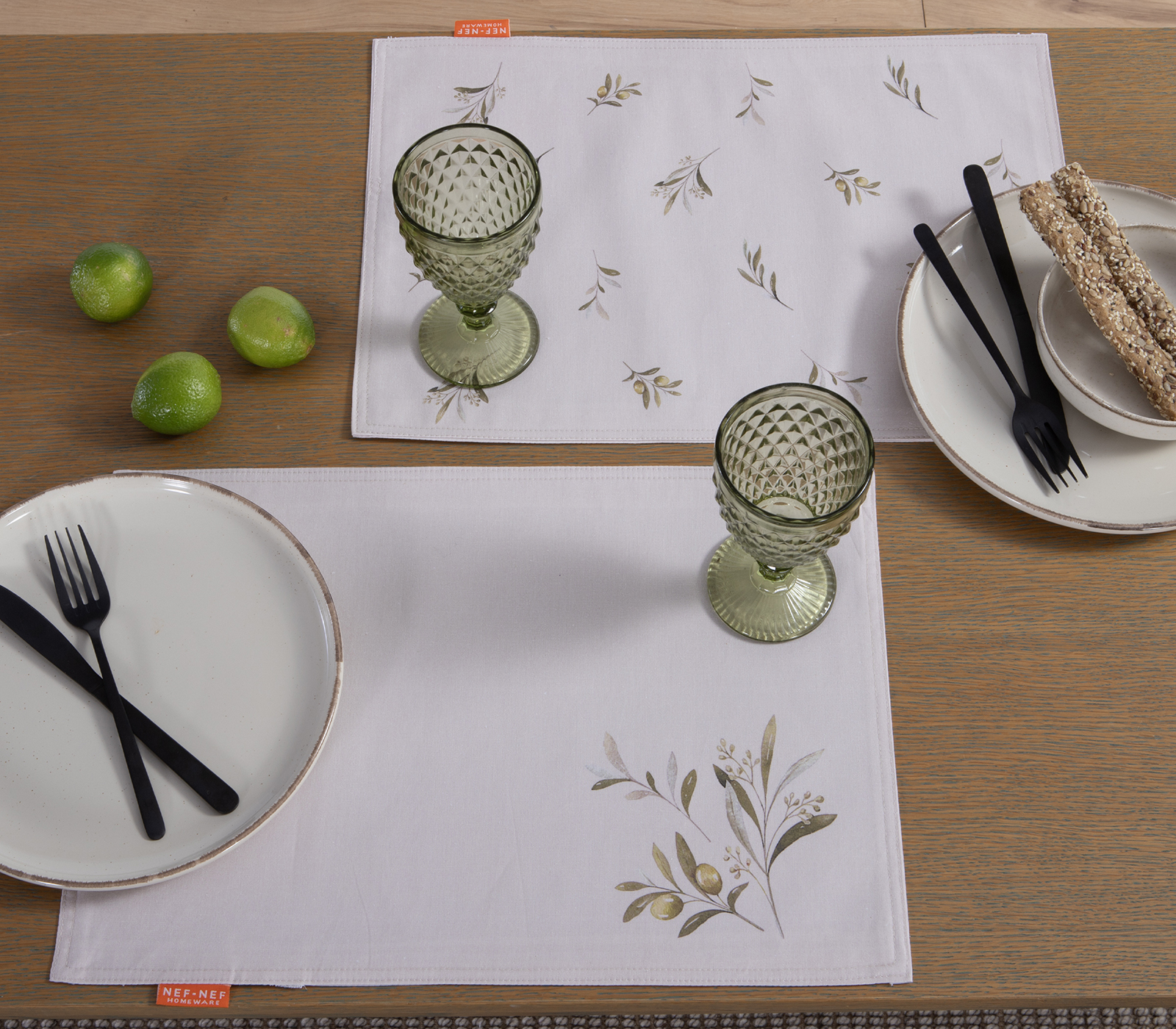 Σουπλά Nef-Nef Homeware Olive 33x48 Ecru