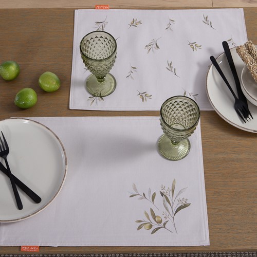 Σουπλά Nef-Nef Homeware Olive 33x48 Ecru