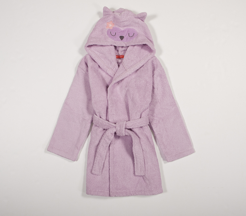 Βρεφικό Μπουρνούζι Nef-Nef Homeware Best Friends Levander 02